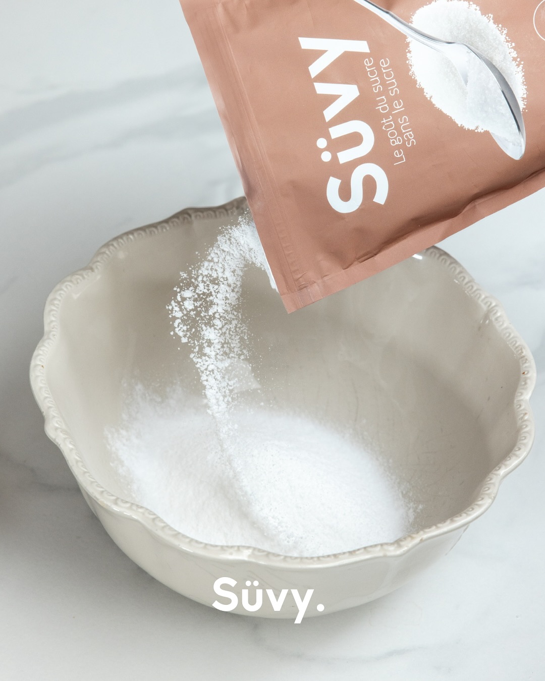 Mousse au chocolat préparée avec Süvy
